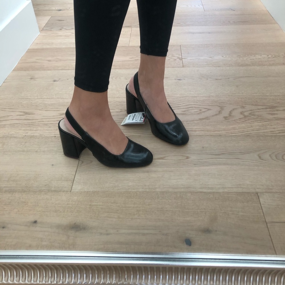 Zara sling back heels size 37